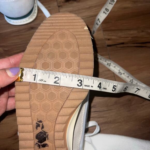 Cream White Green Tretorn Suede Rawlins Retro Sneaker Tennis Shoe Size 6M - Picture 15 of 15